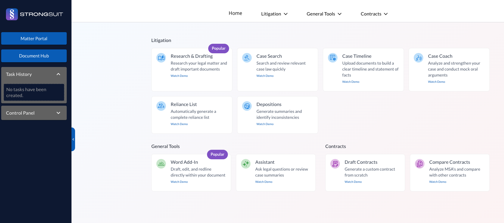 StrongSuit project preview